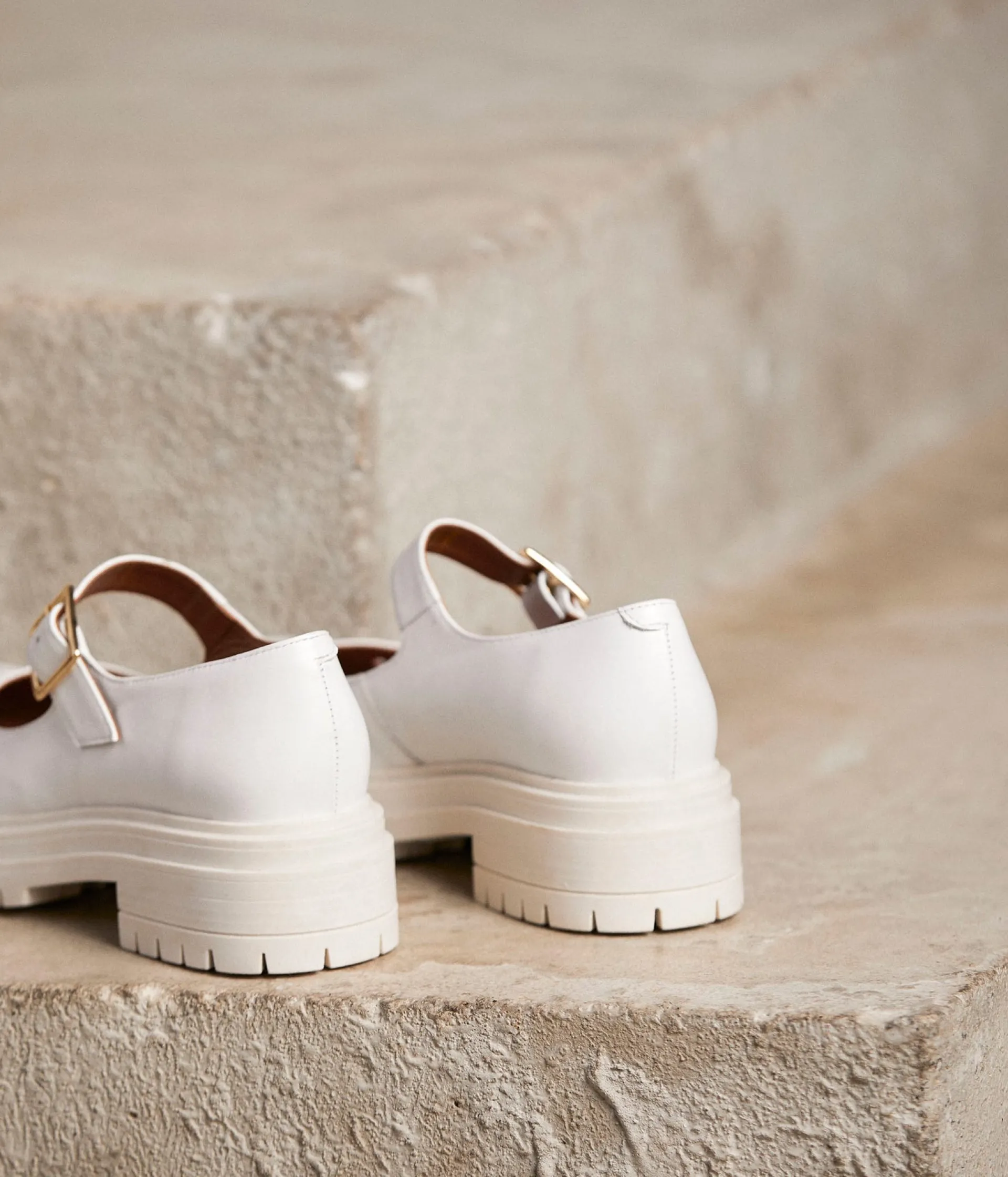 Femme Mellow Yellow Ballerines, Slingbacks-Babies crantées Léoncia