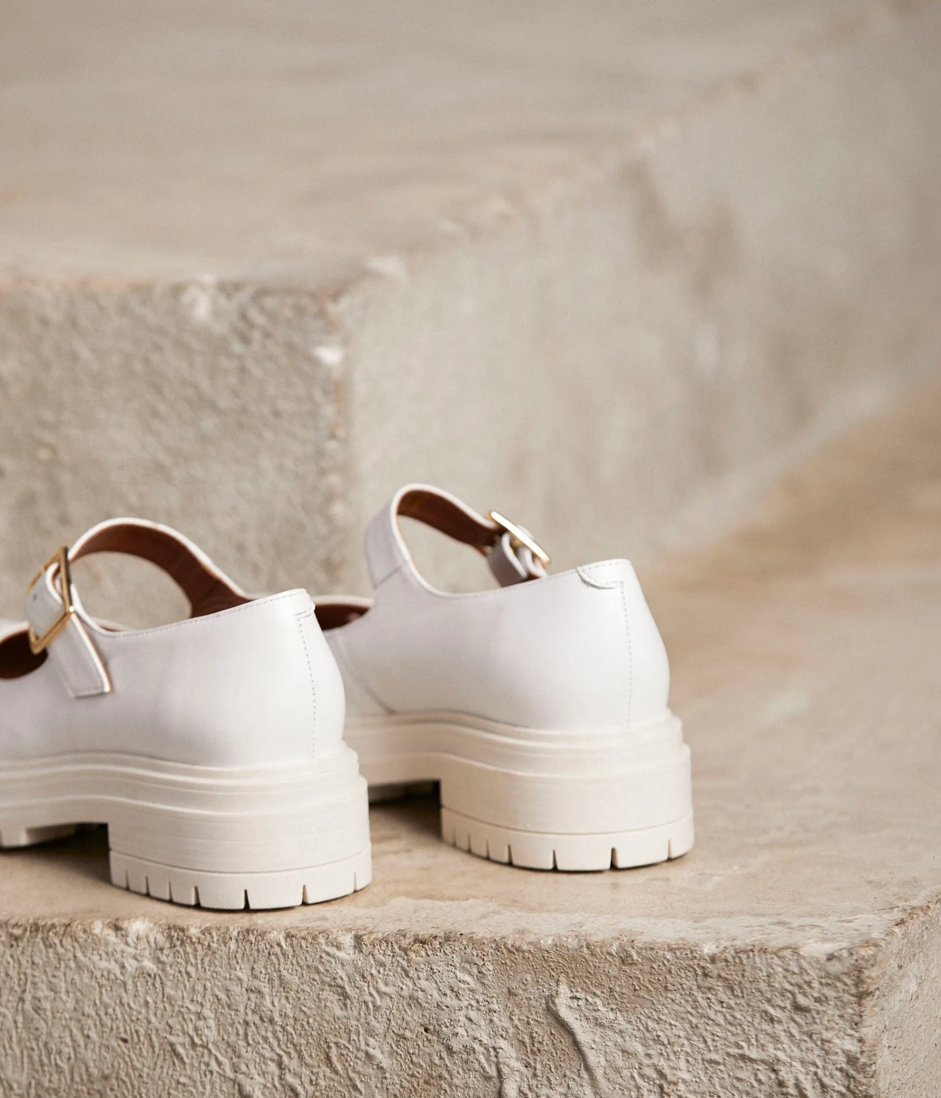 Femme Mellow Yellow Ballerines, Slingbacks-Babies crantées Léoncia