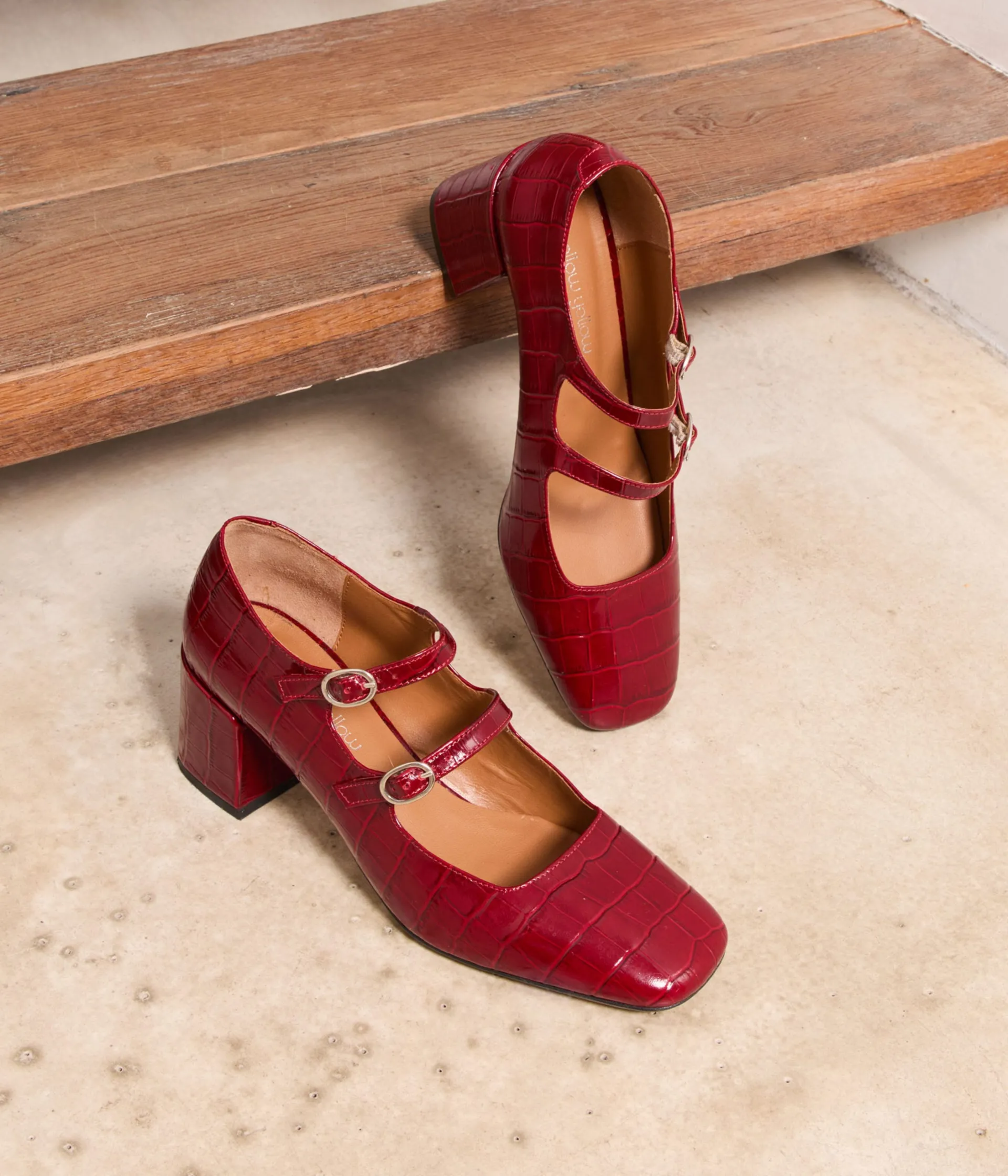 Femme Mellow Yellow Babies-Babies croco s Irving