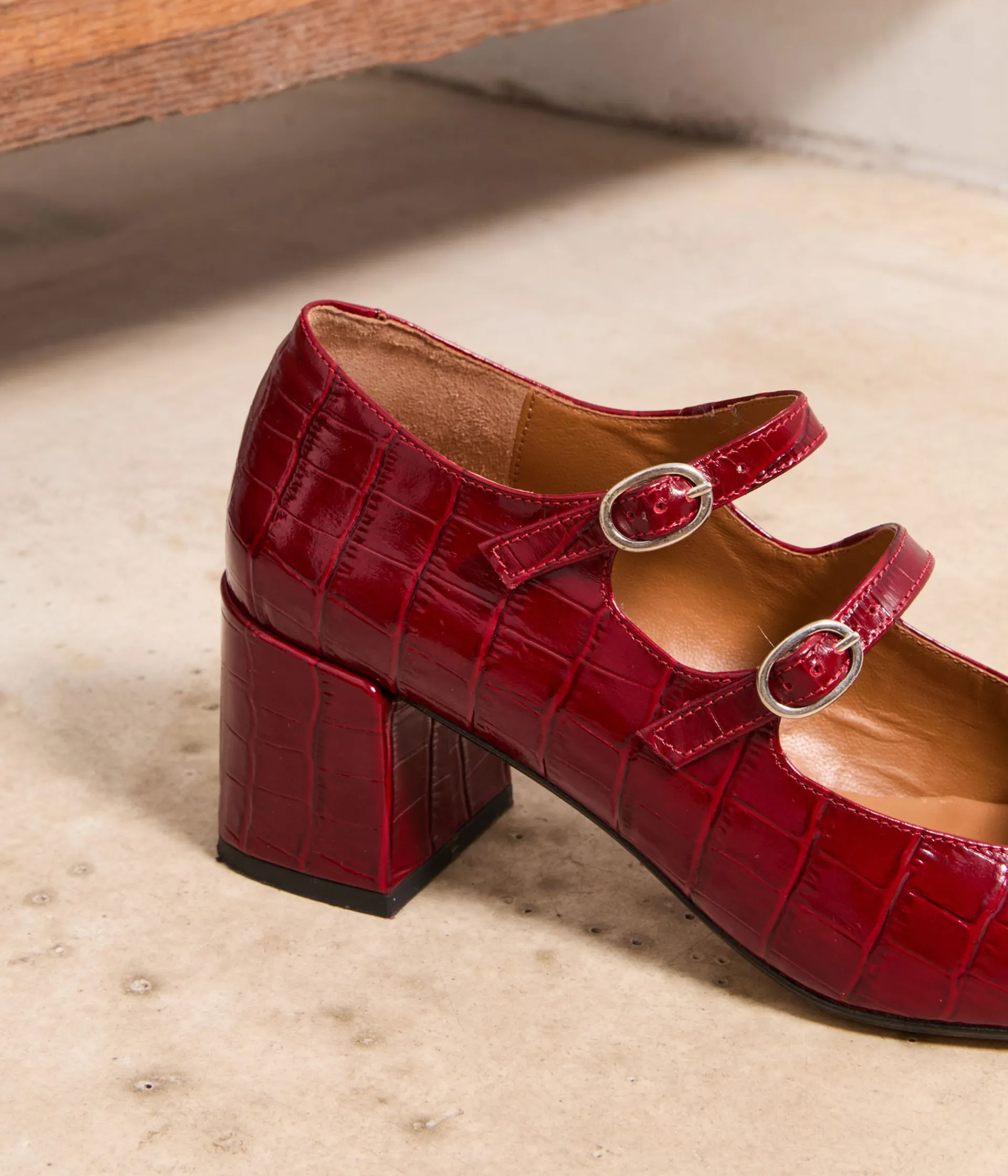 Femme Mellow Yellow Babies-Babies croco s Irving