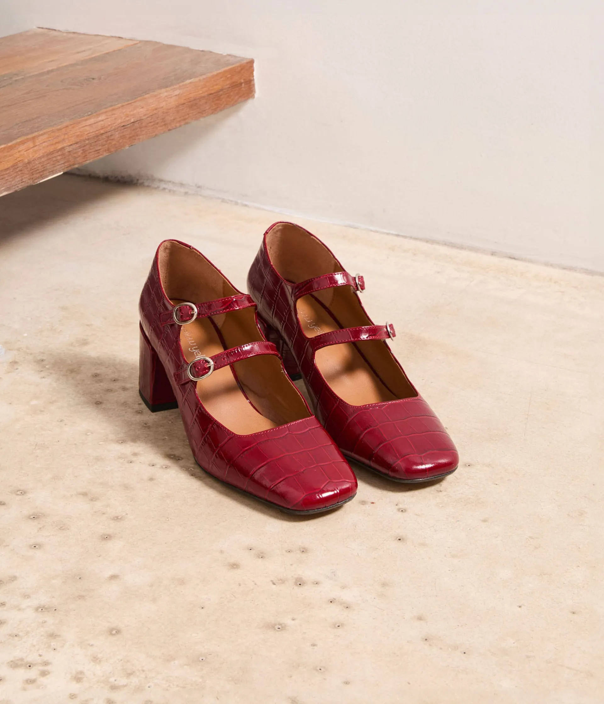 Femme Mellow Yellow Babies-Babies croco s Irving