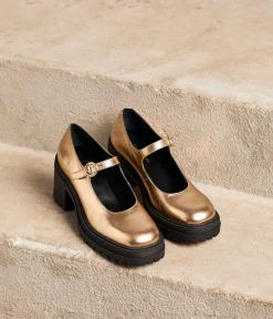 Femme Mellow Yellow Escarpins, Babies-Babies cuir dé Anae