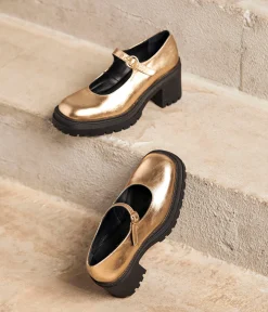 Femme Mellow Yellow Escarpins, Babies-Babies cuir dé Anae