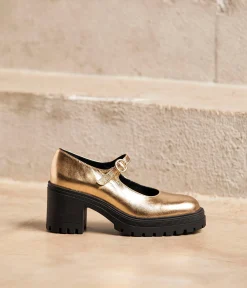 Femme Mellow Yellow Escarpins, Babies-Babies cuir dé Anae