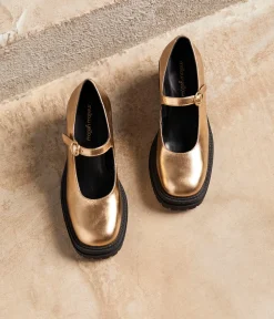 Femme Mellow Yellow Escarpins, Babies-Babies cuir dé Anae