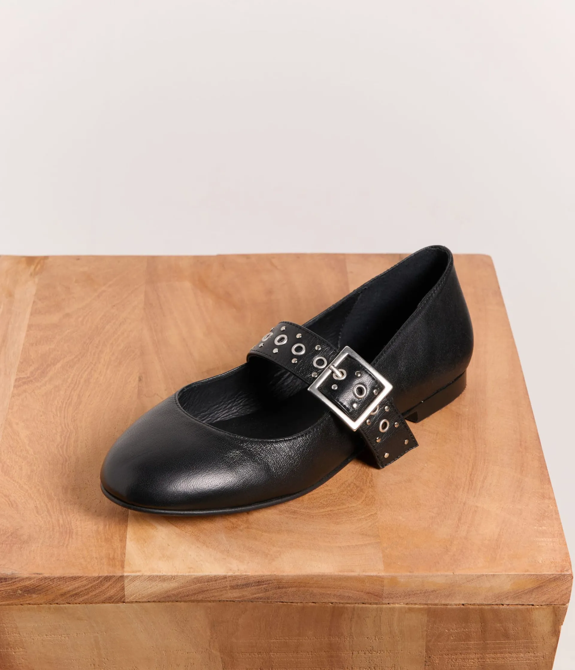 Femme Mellow Yellow Ballerines, Slingbacks-Babies cuir Roméo