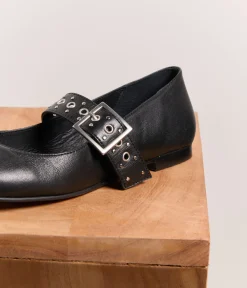 Femme Mellow Yellow Ballerines, Slingbacks-Babies cuir Roméo