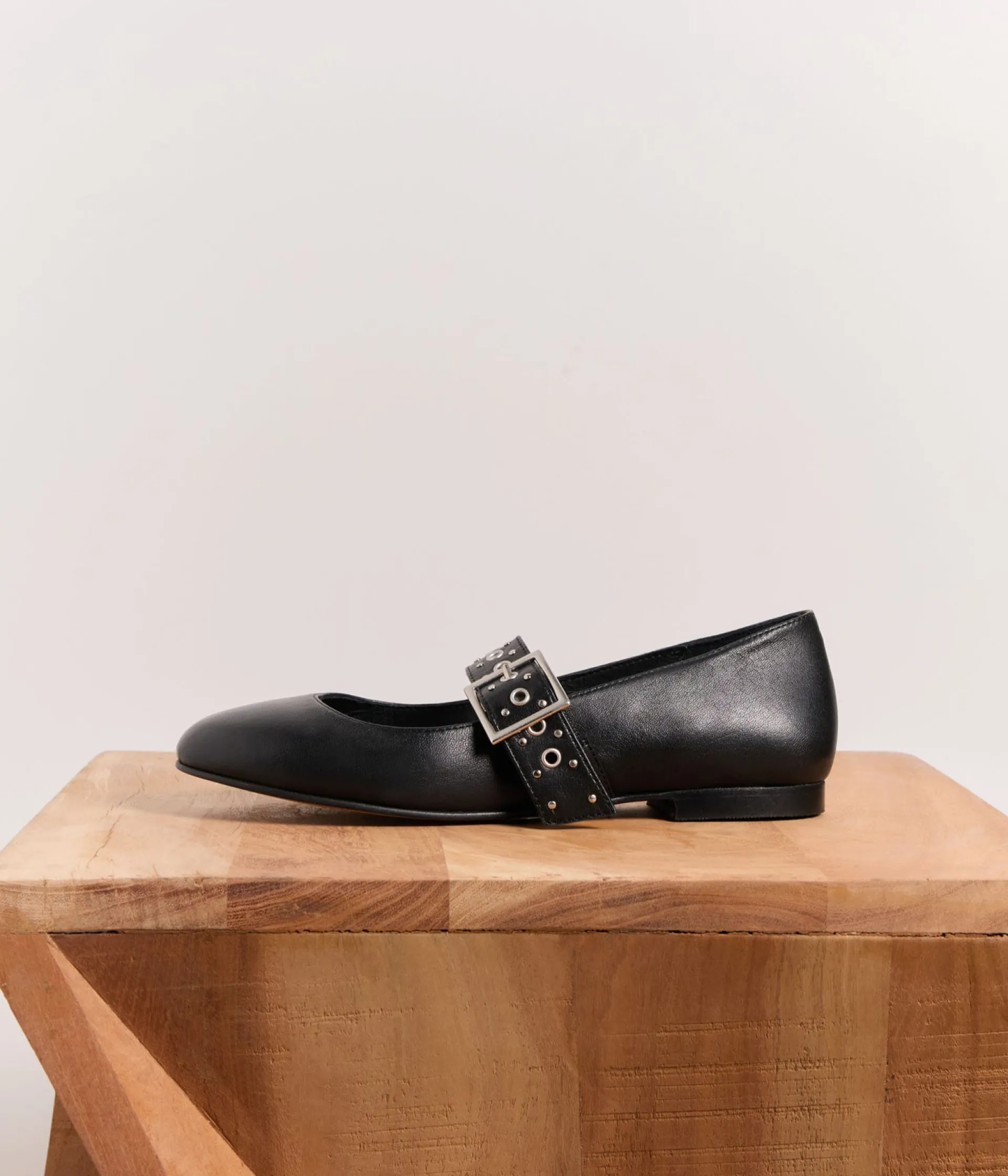 Femme Mellow Yellow Ballerines, Slingbacks-Babies cuir Roméo