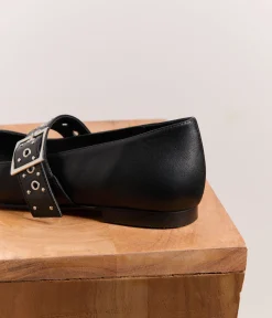 Femme Mellow Yellow Ballerines, Slingbacks-Babies cuir Roméo