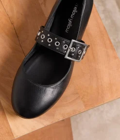 Femme Mellow Yellow Ballerines, Slingbacks-Babies cuir Roméo