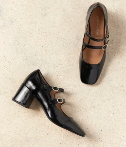 Femme Mellow Yellow Babies-Babies cuir verni Irving