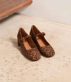 Femme Mellow Yellow Babies|Ballerines, Slingbacks-Babies effet léopard Brenda