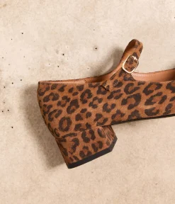 Femme Mellow Yellow Babies|Ballerines, Slingbacks-Babies effet léopard Brenda