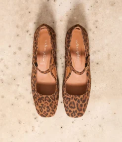 Femme Mellow Yellow Babies|Ballerines, Slingbacks-Babies effet léopard Brenda