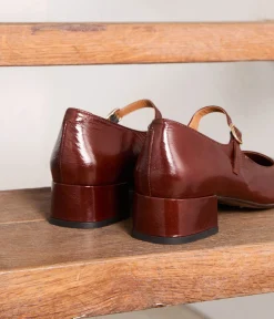 Femme Mellow Yellow Ballerines, Slingbacks|Babies-Babies marron verni Brenda