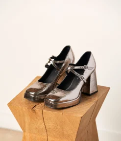 Femme Mellow Yellow Escarpins, Babies-Babies métallisées Ariela