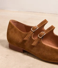 Femme Mellow Yellow Babies|Ballerines, Slingbacks-Babies velours Aurella