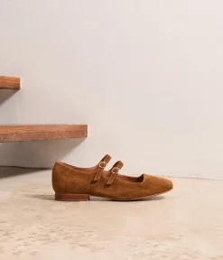 Femme Mellow Yellow Babies|Ballerines, Slingbacks-Babies velours Aurella