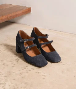 Femme Mellow Yellow Babies-Babies velours grises Irving