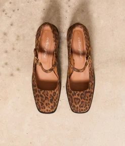 Femme Mellow Yellow Babies|Escarpins-Babies velours léopard Rebecca