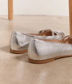 Femme Mellow Yellow Ballerines, Slingbacks-Ballerines cuir Tachia