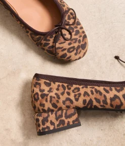 Femme Mellow Yellow Ballerines, Slingbacks-Ballerines imprimé léopard Nicole