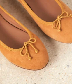 Femme Mellow Yellow Ballerines, Slingbacks-Ballerines velours Jenny