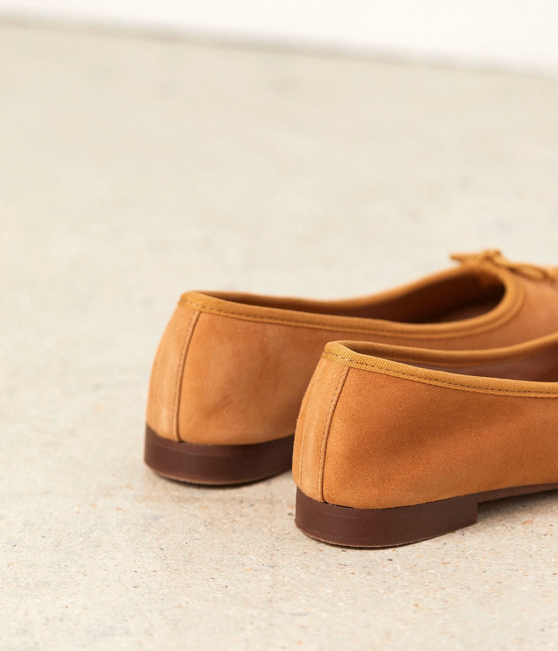 Femme Mellow Yellow Ballerines, Slingbacks-Ballerines velours Jenny