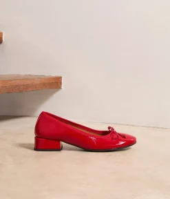 Femme Mellow Yellow Ballerines, Slingbacks-Ballerines vernies Nicole