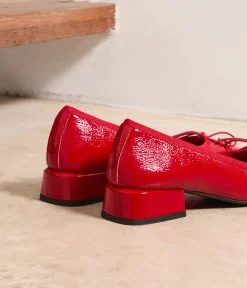 Femme Mellow Yellow Ballerines, Slingbacks-Ballerines vernies Nicole