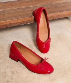 Femme Mellow Yellow Ballerines, Slingbacks-Ballerines vernies Nicole