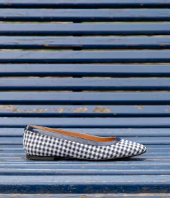 Femme Mellow Yellow Ballerines, Slingbacks-Ballerines vichy Adeline