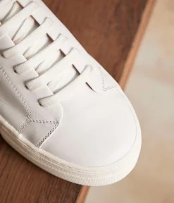 Femme Mellow Yellow Baskets-Baskets blanches cuir Annael