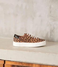 Femme Mellow Yellow Baskets-Baskets léopard Annael