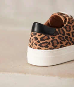 Femme Mellow Yellow Baskets-Baskets léopard Annael