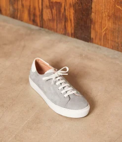 Femme Mellow Yellow Baskets-Baskets velours Suzanne