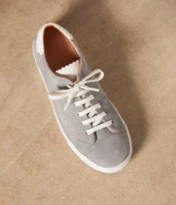 Femme Mellow Yellow Baskets-Baskets velours Suzanne