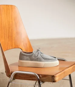 Femme Mellow Yellow Baskets-Baskets velours ciel Iva