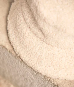 Mellow Yellow Casquettes, Bonnets-Bob écru Sherpa Birdie