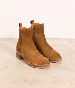 Femme Mellow Yellow Boots, Bottines-Boots velours Adélaïde