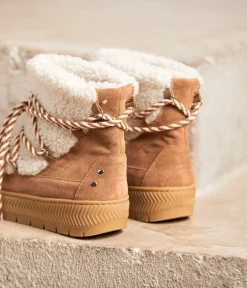 Femme Mellow Yellow Boots, Bottines-Boots velours Cherine