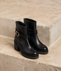 Femme Mellow Yellow Boots, Bottines-Boots crantées bride Babeth