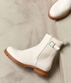 Femme Mellow Yellow Boots, Bottines-Boots écrues Norma