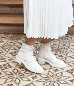 Femme Mellow Yellow Boots, Bottines-Boots écrus Andy