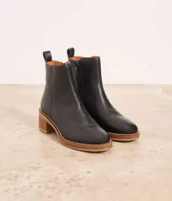Femme Mellow Yellow Boots, Bottines-Boots cuir grainé Adelaïde