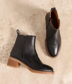 Femme Mellow Yellow Boots, Bottines-Boots cuir grainé Adelaïde