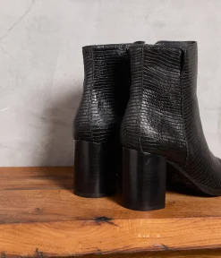 Femme Mellow Yellow Boots, Bottines-Boots cuir croco Vanessa