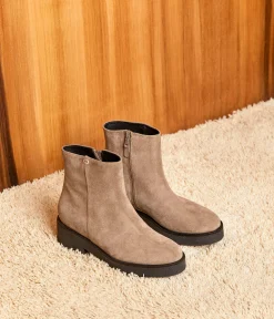 Femme Mellow Yellow Boots, Bottines-Boots cuir velours Isaure