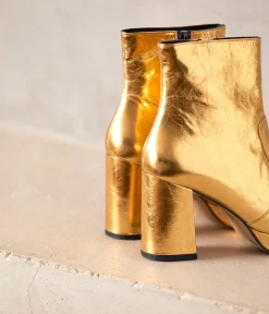 Femme Mellow Yellow Boots, Bottines-Boots dés cuir Alissa