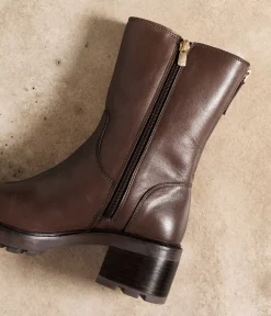 Femme Mellow Yellow Boots, Bottines-Boots fourrées choco Tomette